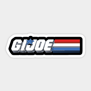 G.I.JOE 3D logo Sticker